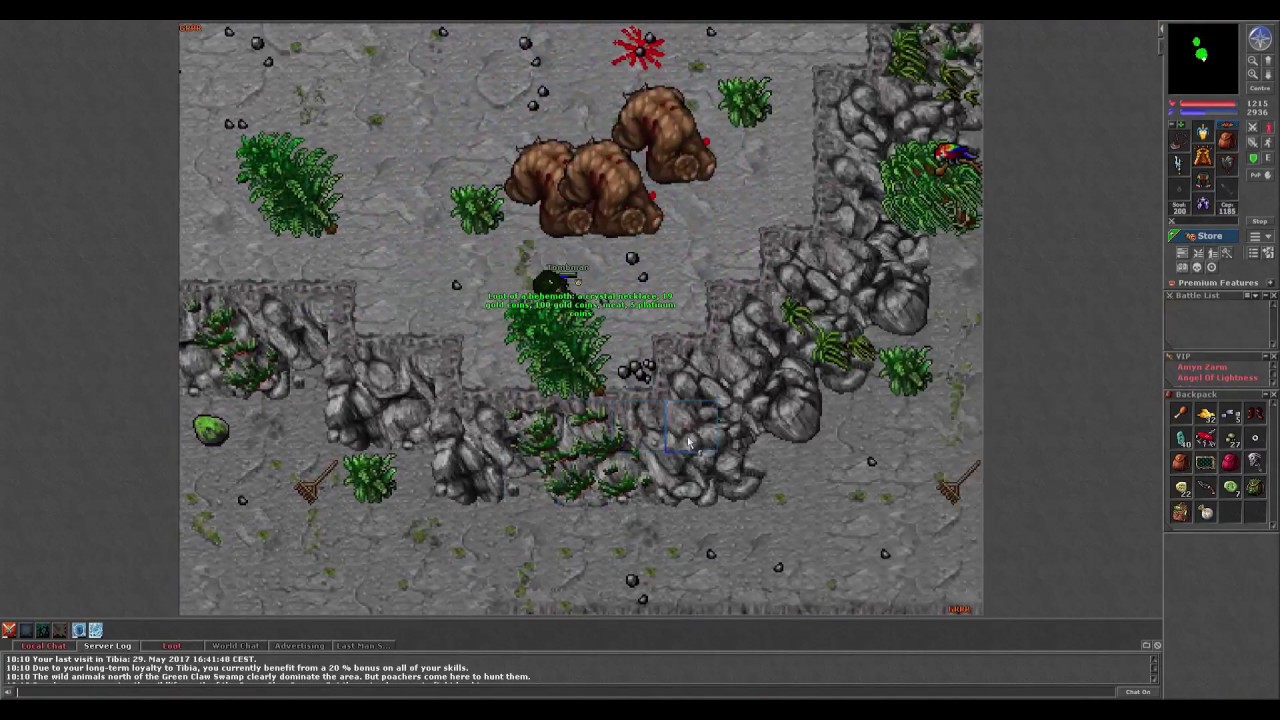 tibia elder druid where to task? Behemoths liberty bay 130+