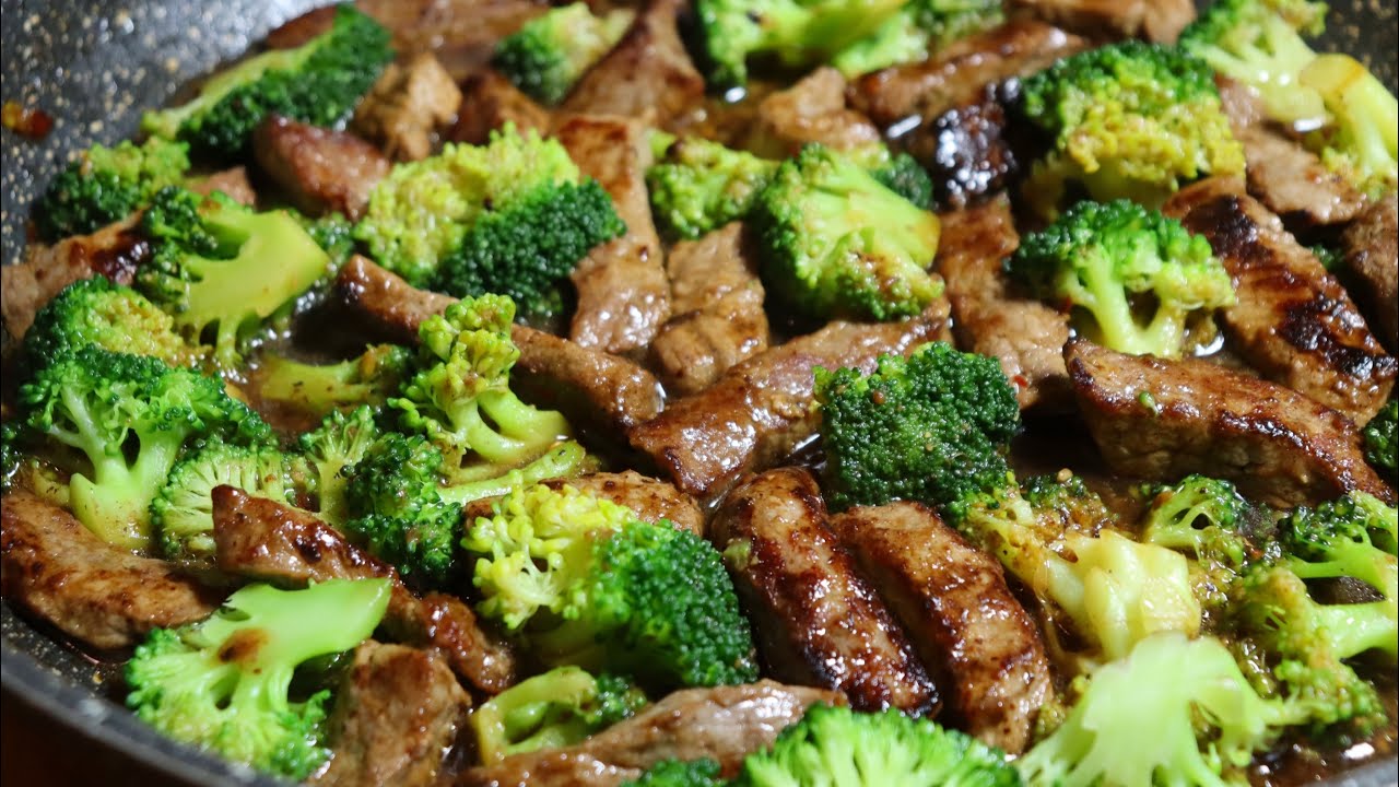 BEEF AND BROCCOLI  RECIPE | STEAK WITH BROCCOLI RECIPE | EASY BEEF AND BROCCOLI RECIPE | DINNER MEAL