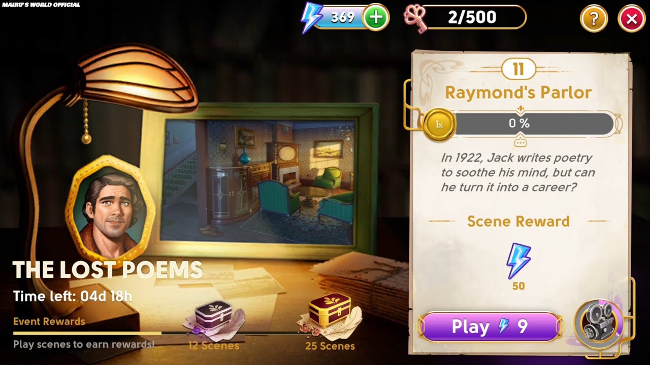 June's Journey Secrets 29r Scene 11 Raymond's Parlor Silhouette Mode 4K ULTRA HD