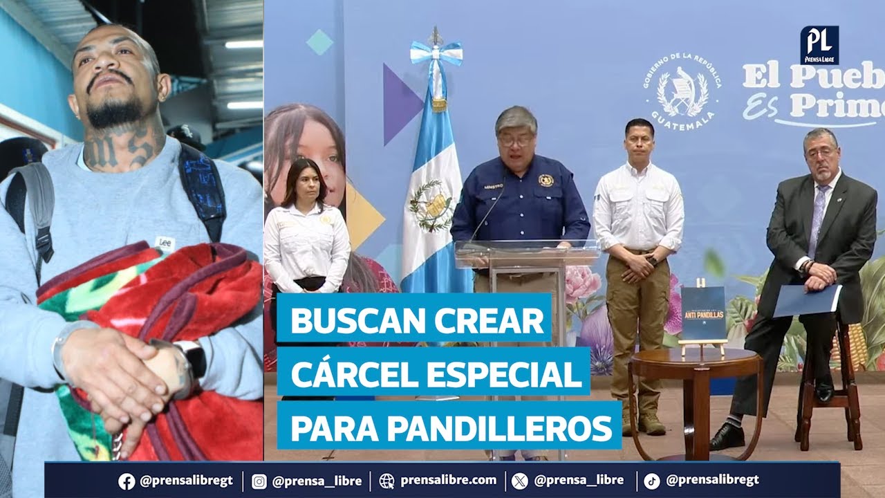 Gobierno de Arévalo anuncia ley antipandillas, penas más duras y cárcel para pandilleros