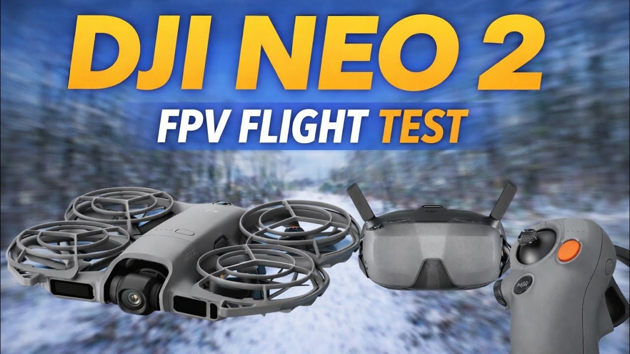 DJI Neo 2 FPV test, first flight 