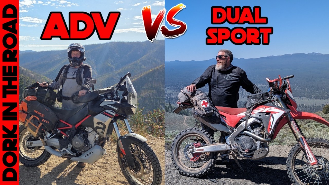 ADV vs Dual Sport Bike: Which is Best for BDRs (and Other Multi-Day Riding and Motocamping Trips)?