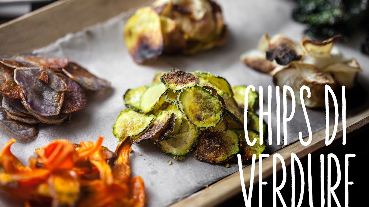 Come fare le chips di verdure al forno