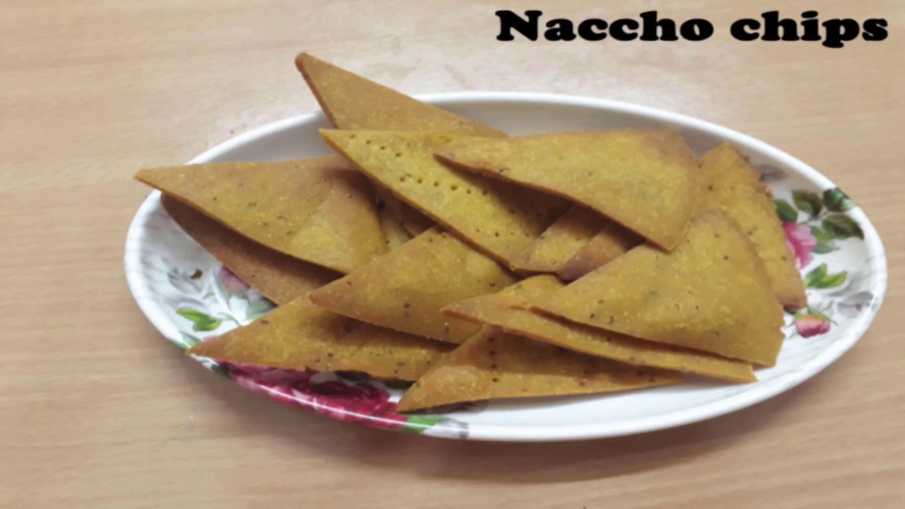 Nacho Chips - Homemade Nachos - नाचोस चिप्स - Corn Tortilla Chips - Makki ke Chips