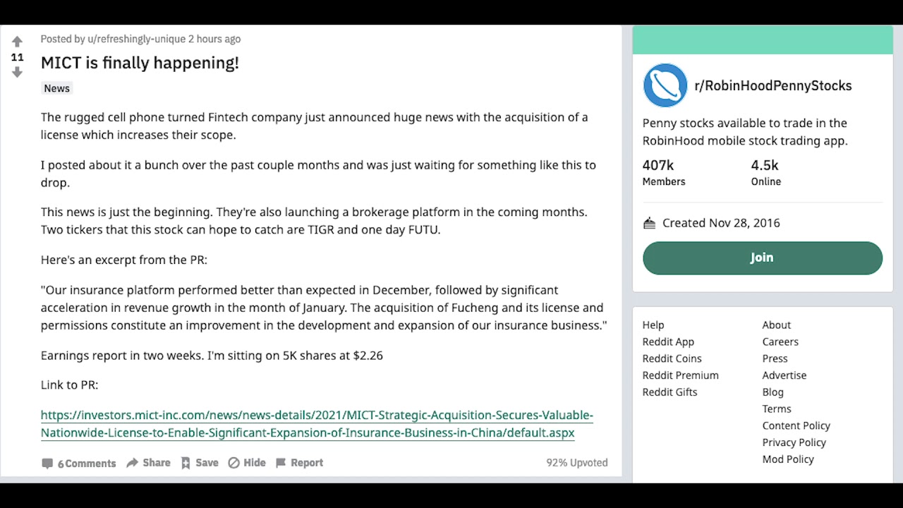 Mict is finally happening! - Reddit Recommends