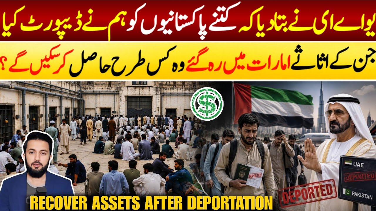 Pakistani Deported From UAE Real Number | Recover Assets, Savings, Business Interests Left Behind