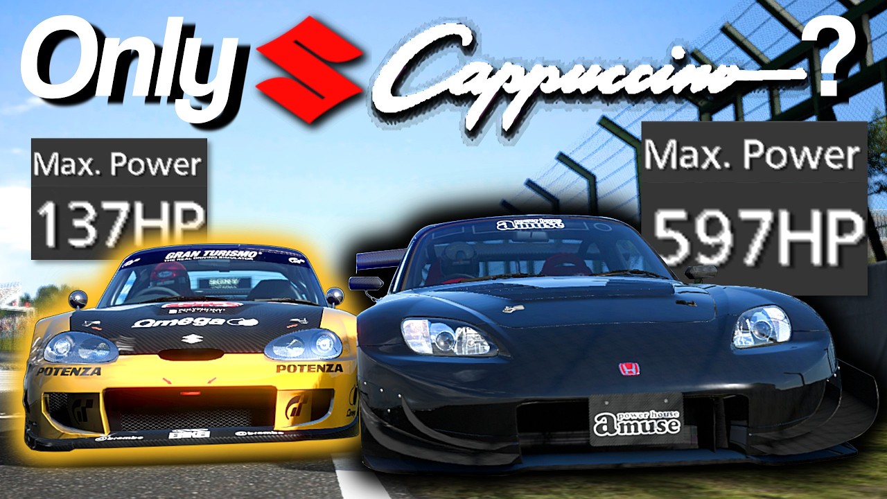 Beating Gran Turismo 5 with Only Suzukis: The Cappuccino Rematch