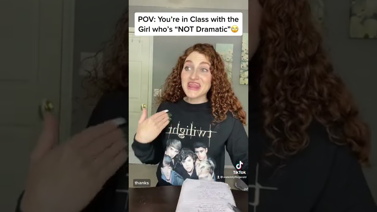 POV: You&rsquo;re in Class with the Girl who&rsquo;s &ldquo;NOT Dramatic&rdquo; 🙄🎭