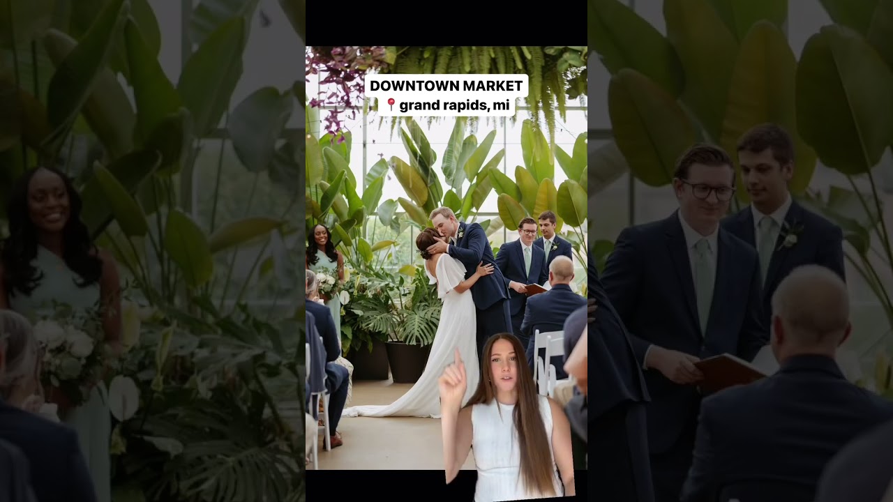 Michigan Greenhouse Venues🌿 #michiganphotographer #wedding #weddinginspiration