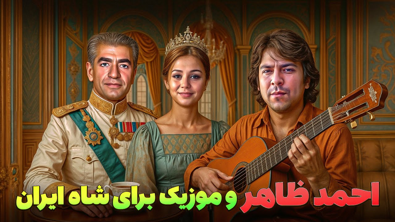 احمد ظاهر و ملکه شهربانو؛ عشقی که تاریخ ایران پنهان کرد! 😱 آهنگ احمد ظاهر برای ایران