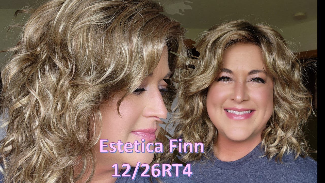 WIG COLOR SPOTLIGHT | Estetica 12/26RT4 on FINN!!  Beautiful light brown/dark blonde blend w/ roots!