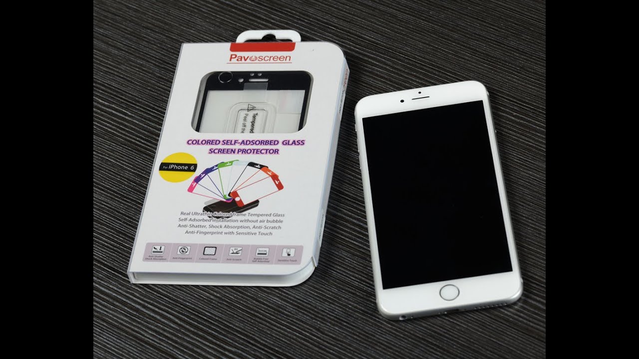 รีวิว Review : Pavoscreen กระจกนิรภัย 3D เต็มจอ คลุมขอบ iPhone 6, iPhone 6 Plus Full Covered