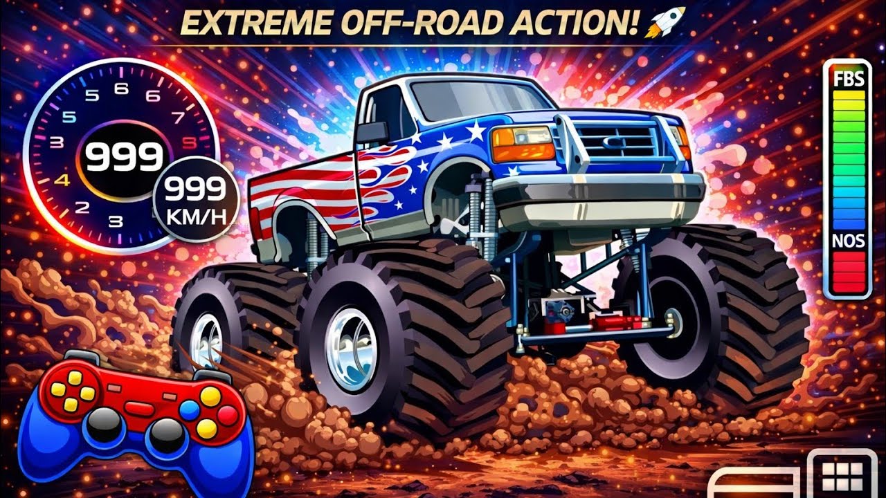World’s Hardest Mega Ramp 🚛💥 Monster Truck Impossible Drive