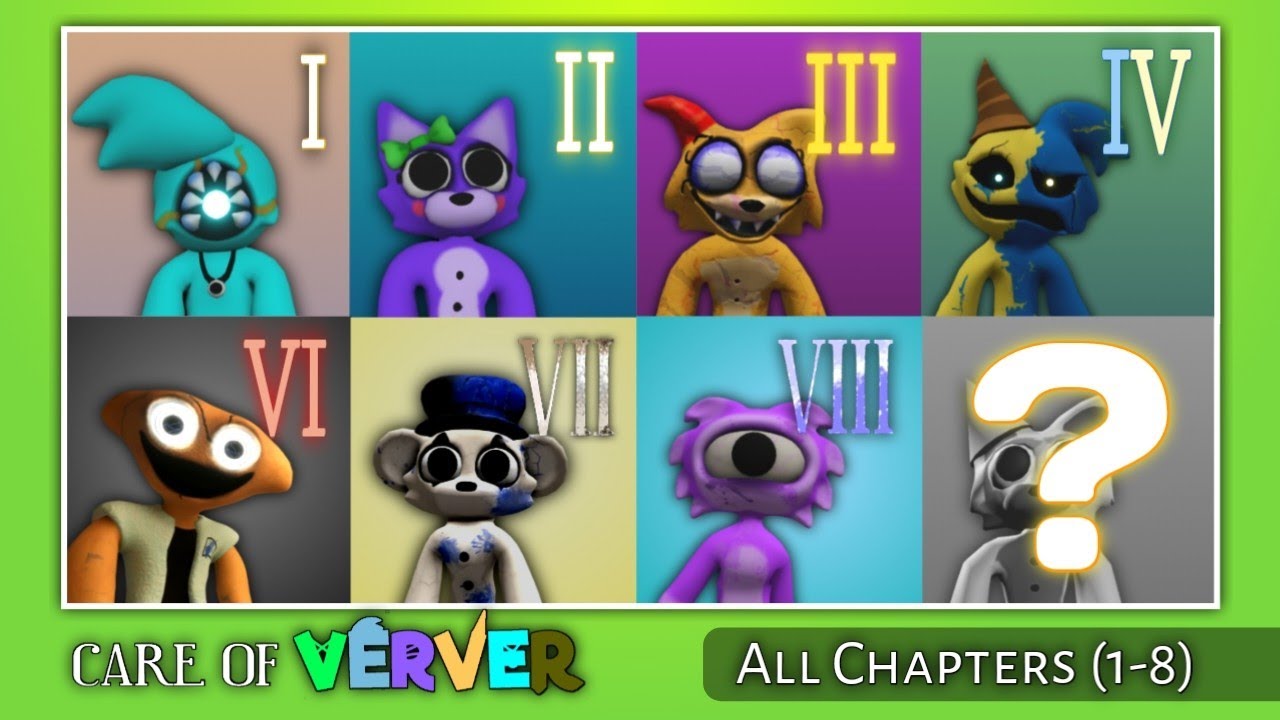 CARE OF VERVER ALL CHAPTERS 1,2,3,4,6,7,8 - FULL GAMEPLAY + ALL JUMPSCARES and SECRET ROOMS!