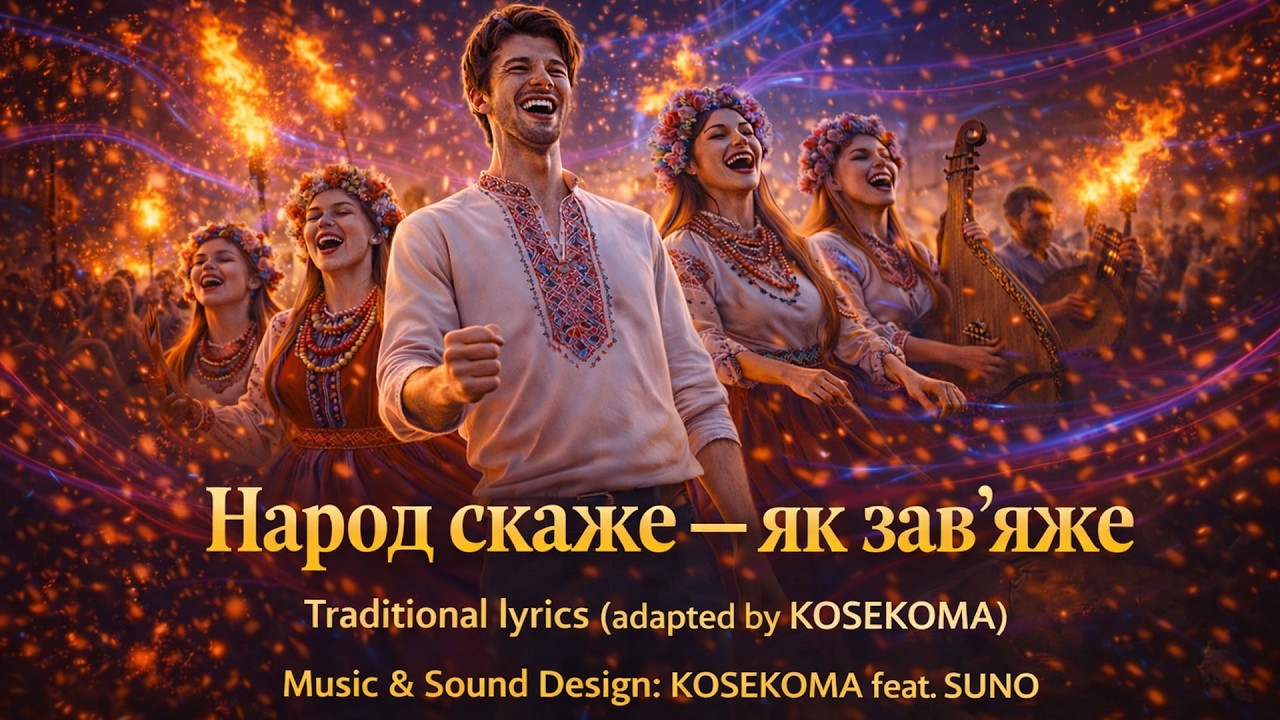 KOSEKOMA — Народ скаже, як зав’яже | Ukrainian Folk Adaptation | Cinematic AI Visuals