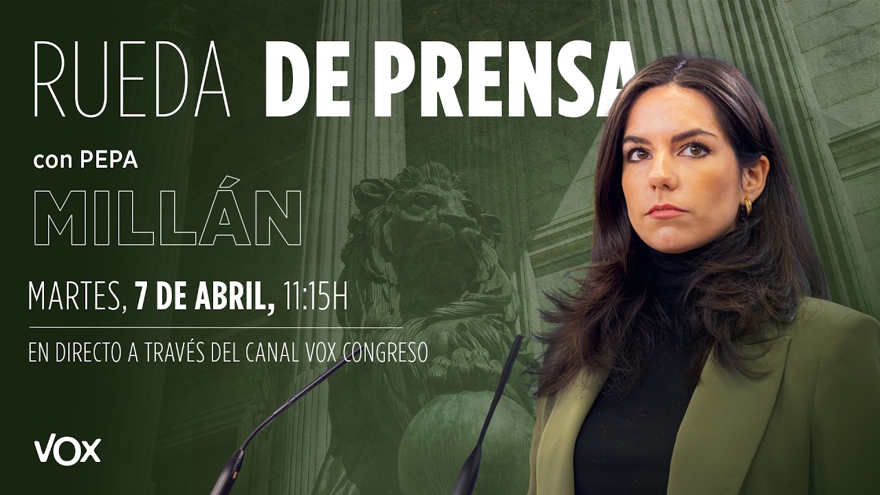 🔴 DIRECTO | Rueda de prensa de Pepa Mill&aacute;n