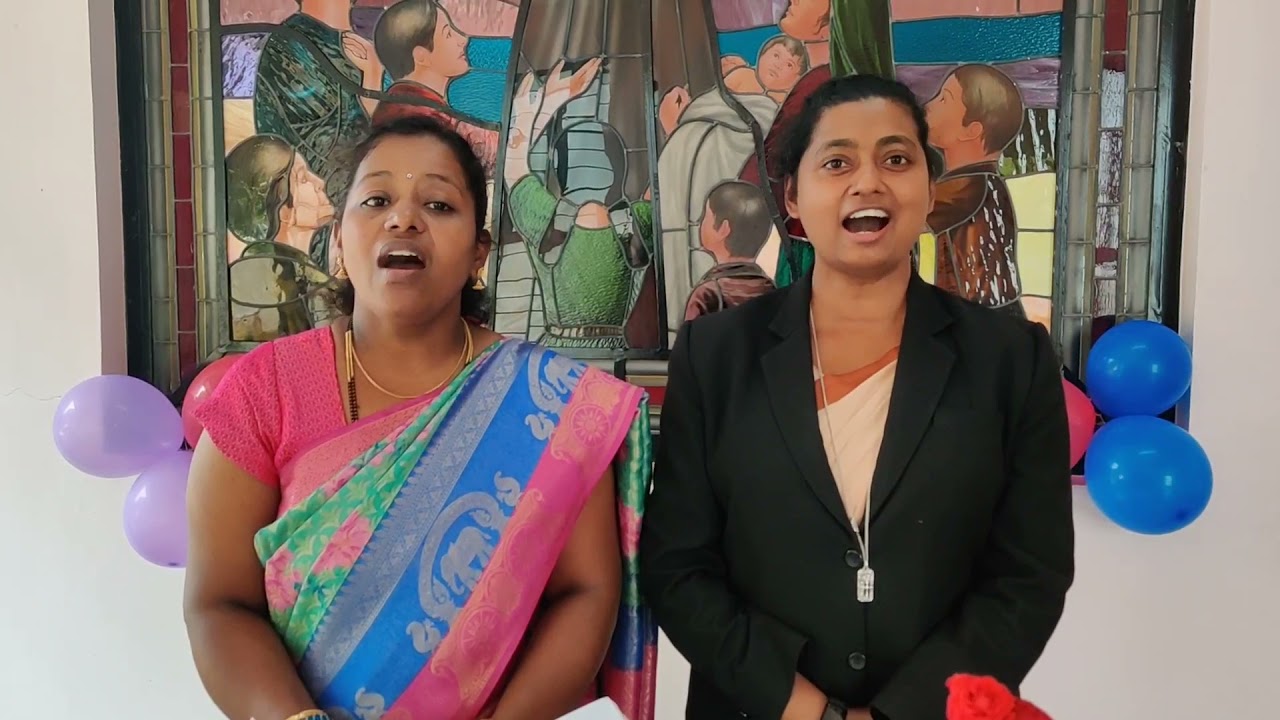 Children's Day . Encouraging  song from Principal Sr Sowmya and Srividya Katherine public school
