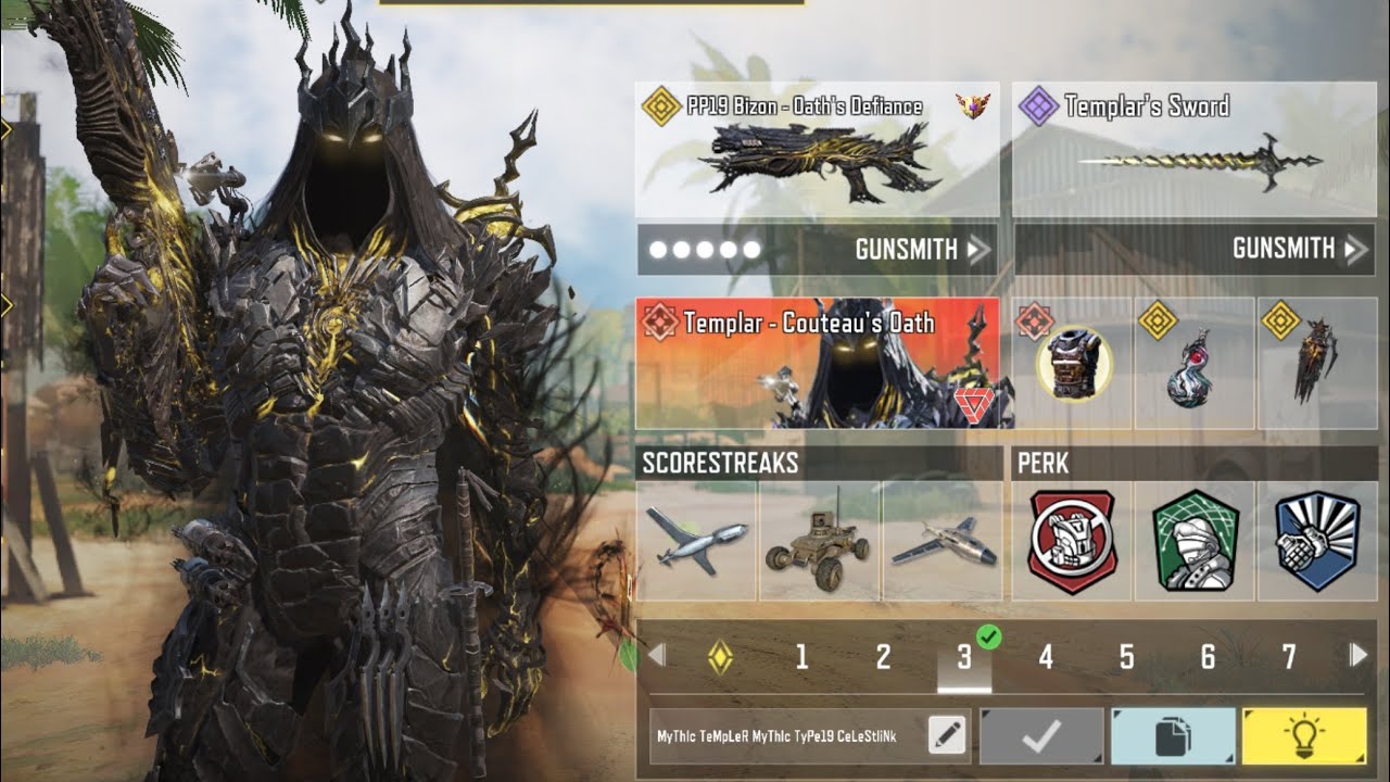 Legendary PP19 Bizon Oath’s Defiance is unstoppable with the Mythic Templar to drop an MVP SND Clips