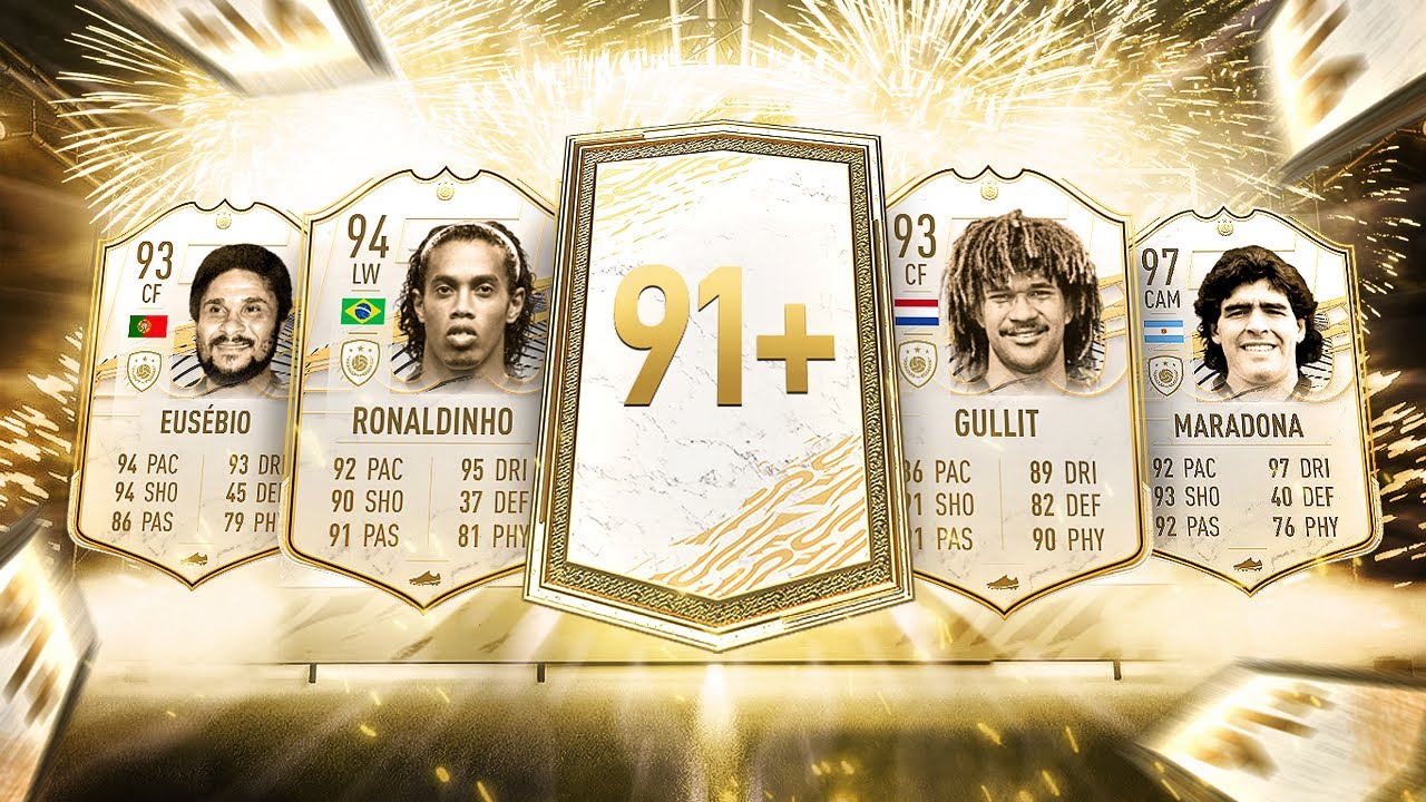 What do you get from a Free Guaranteed 91+ Prime Icon Pack?