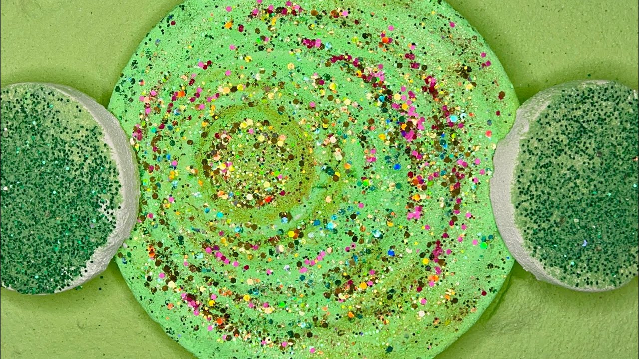 Soft green crush 💚Powder play & sifting 💚