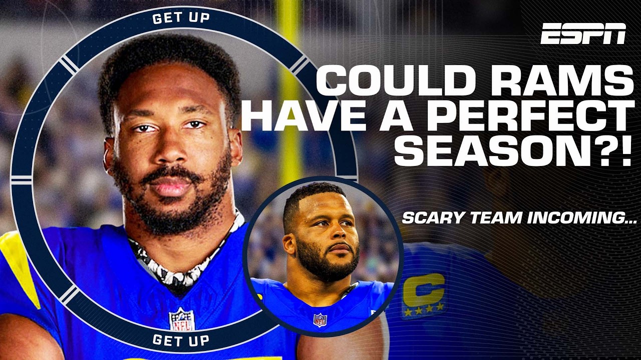 Is a perfect season a realistic goal for the Los Angeles Rams? 🏈 | Get Up