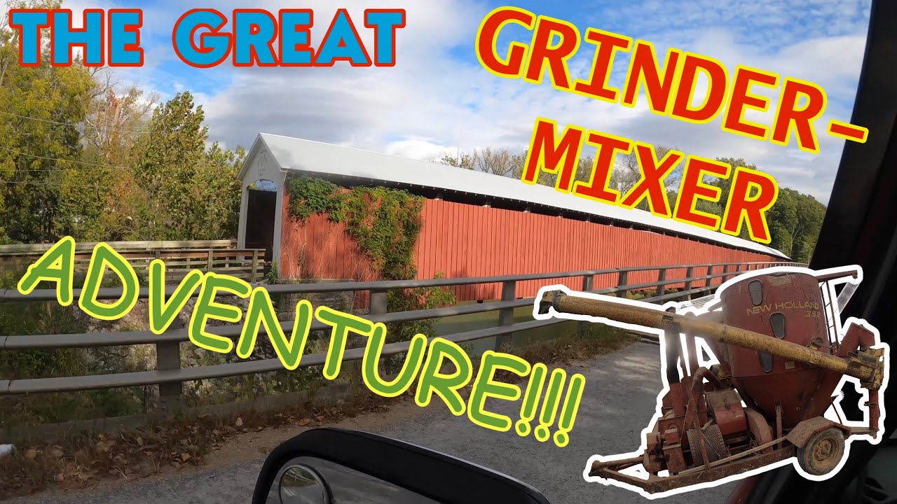 The great NEW HOLLAND grinder-mixer ADVENTURE!!!