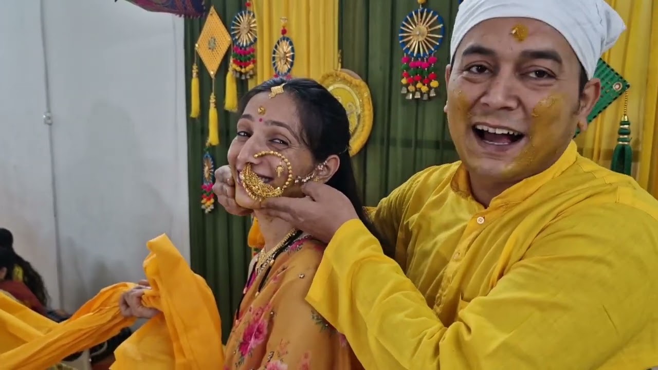 दिल्ली में हल्दी की रसम ♥️पूरे परिवार से मुलाकात 🫶 ||Pahadi Life Style ||