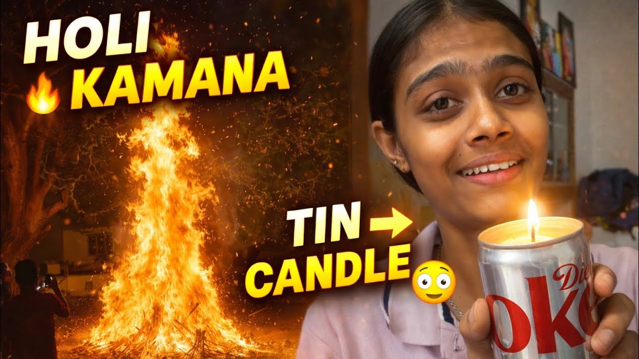 This is how our Area kamana looks☺️Tried 5min Craft 🕯️🎨| daily vlog | Holi | colour | festival |