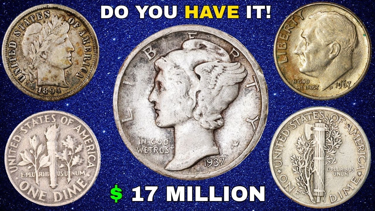 Mercury Barber & Roosevelt Dimes Are Exploding in Searches  | Rare One-Dime Coins Worth Big Money!