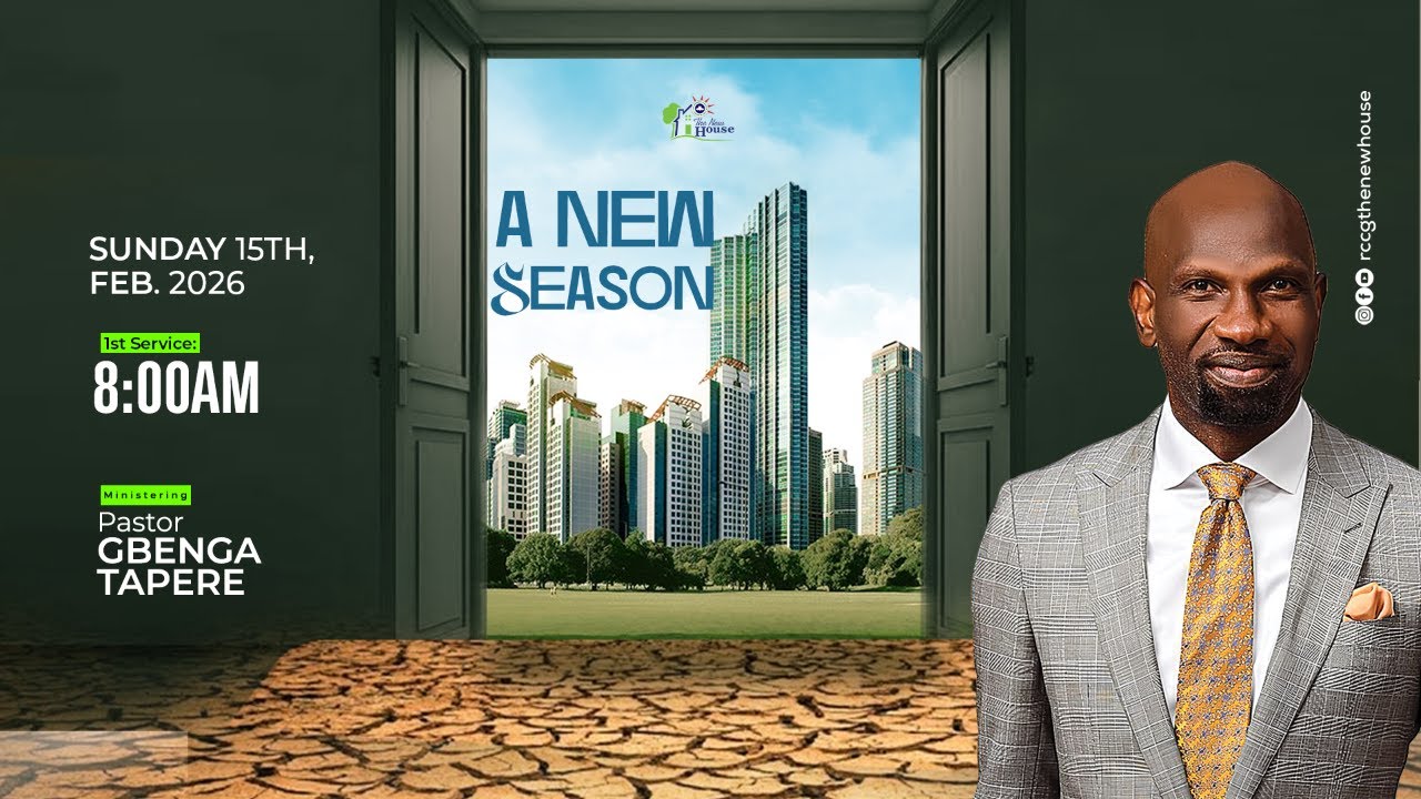 SUNDAY WORSHIP SERVICE  || NEW SEASON || FIRST SERVICE ||  SUN. 15TH FEBRUARY 2026