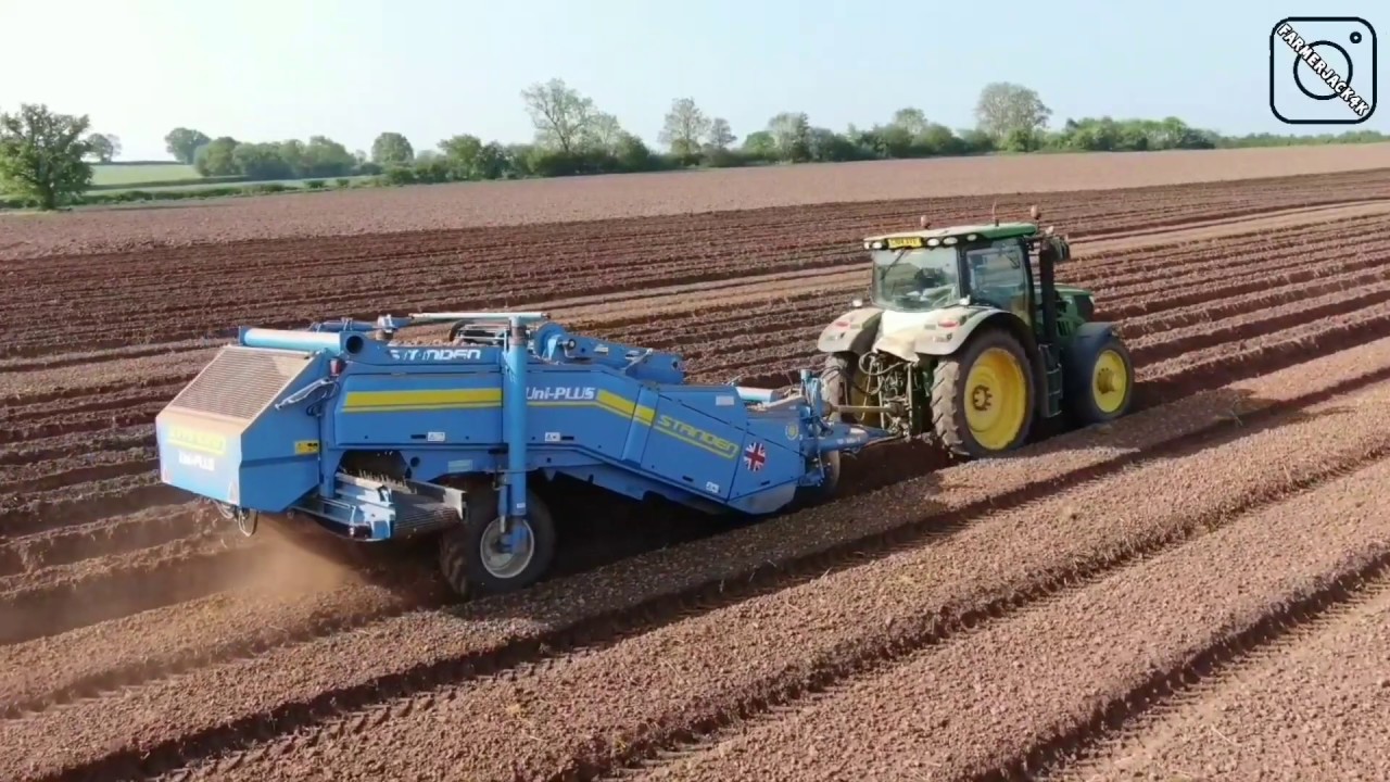 Potato farming in Herefordshire 2020 - drone