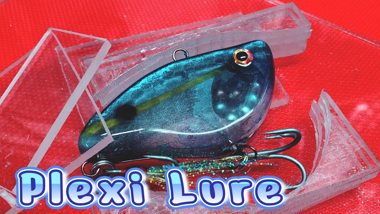 Can I put a rattle in a plexiglass lure?Making Lipless crankbait  #fishinglure #lurefishing
