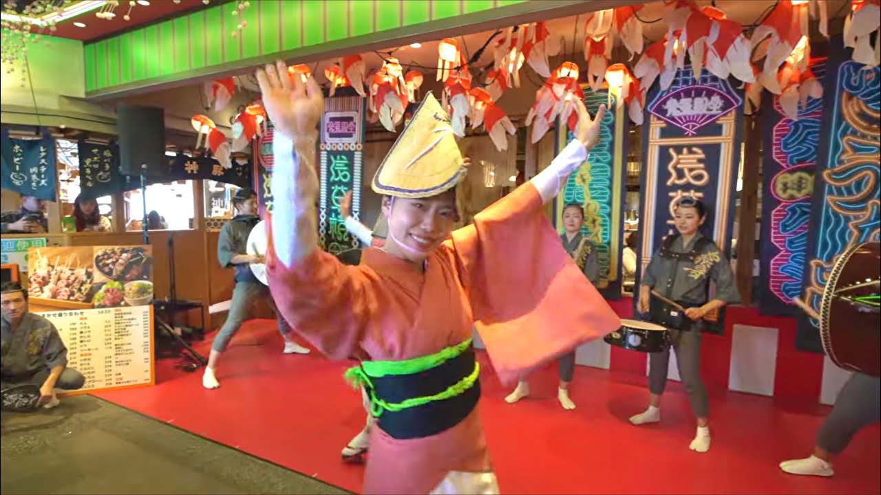 【2026年】浅草横町で阿波踊り 八咫烏連の迫力演舞/3月7日(一)
