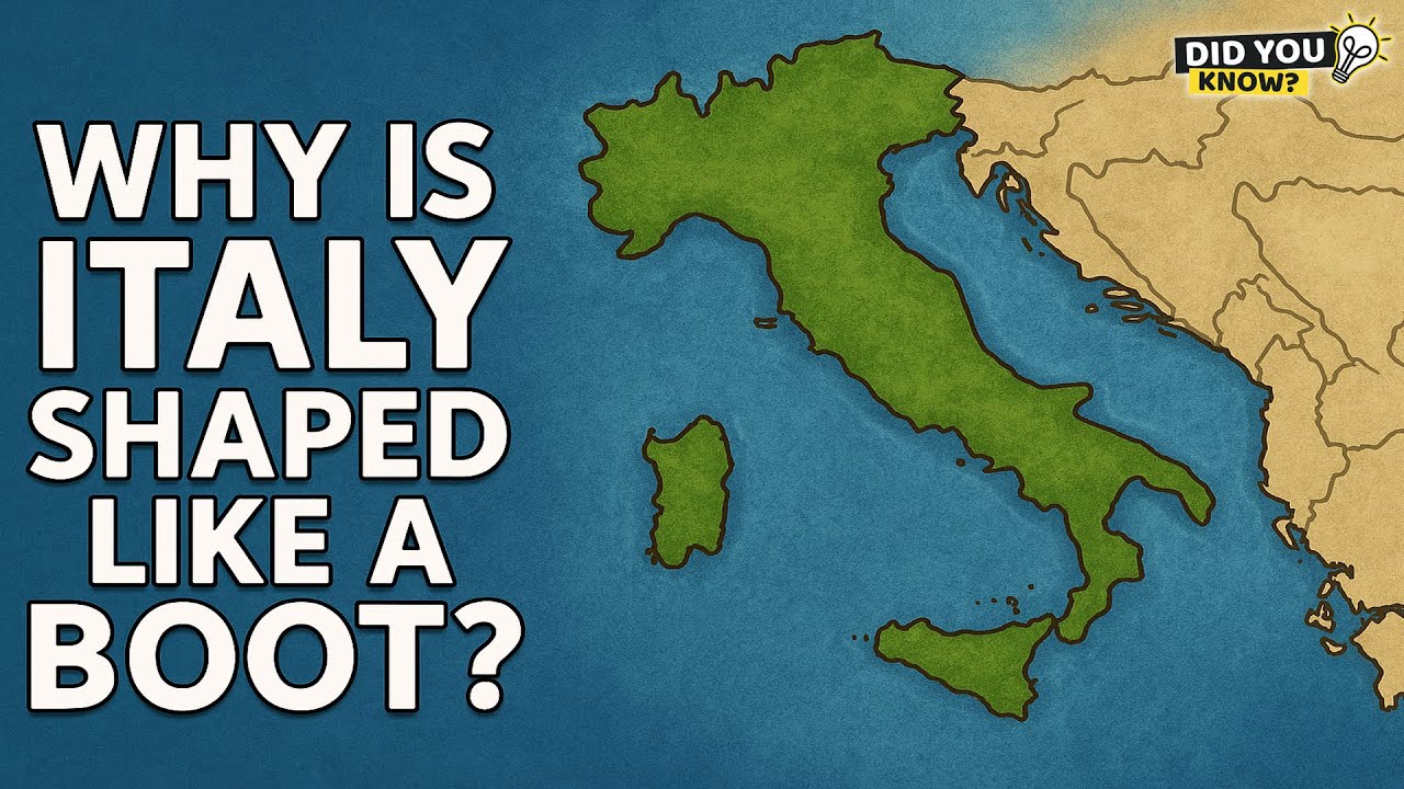 Why Is Italy Shaped Like a Boot? | The Fascinating Geological Story Behind It