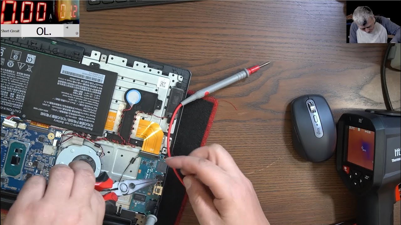 How to carry a repair like a pro - Toshiba Satellite PRO C50 no power, motherboard repair