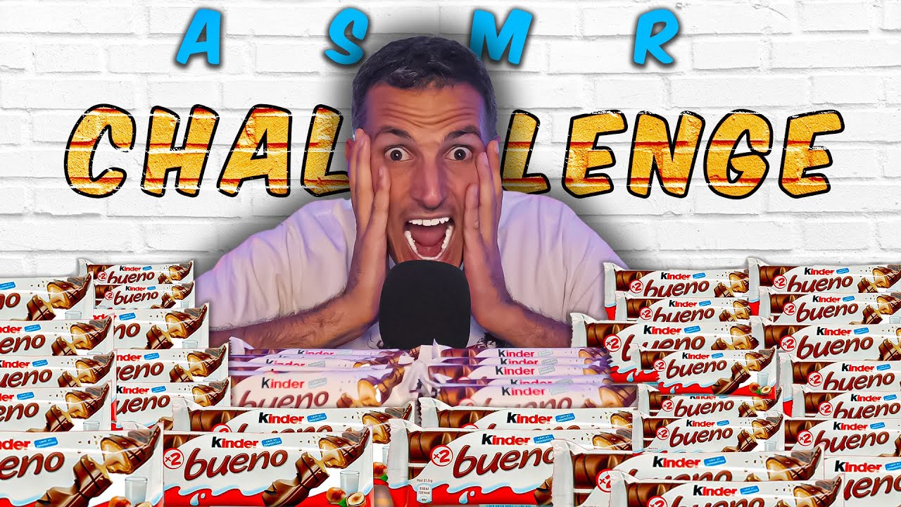 ASMR MUKBANG : ÇA FINIT MAL !? 🍫🍫KINDER BUENO CHALLENGE !