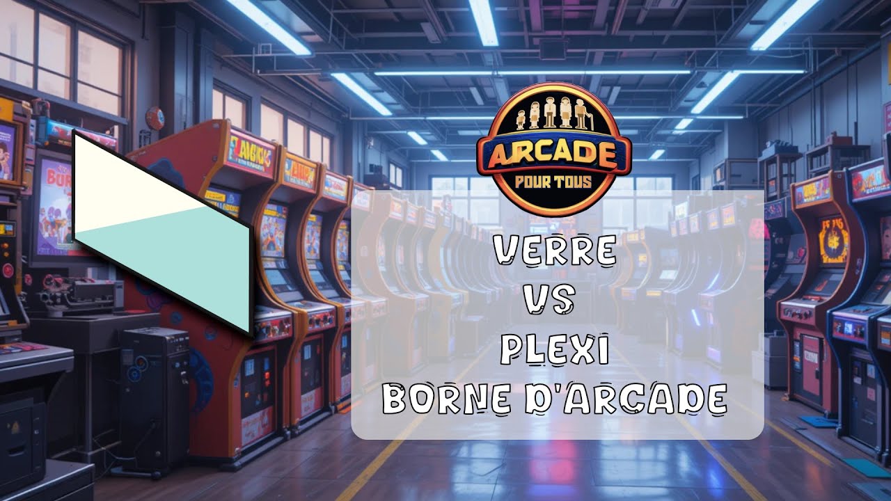 Pose d'une vitre sur une borne d'arcade