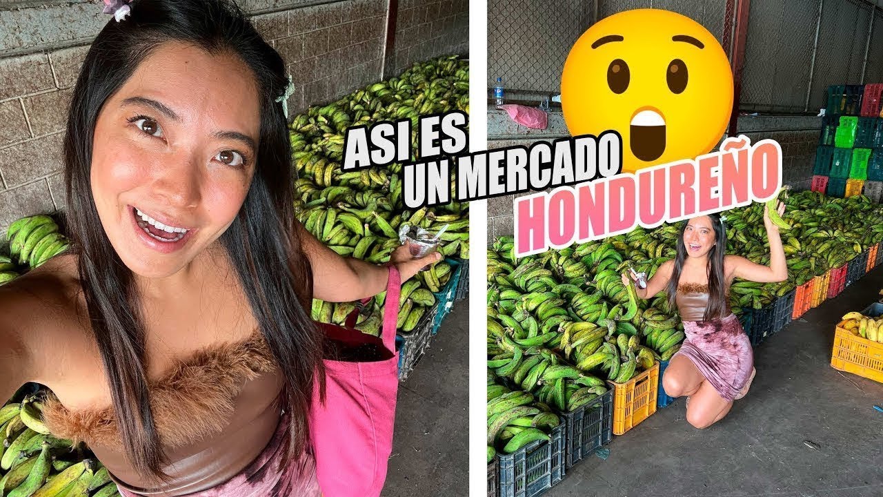 MI PRIMERA VEZ en UN MERCADO LOCAL en HONDURAS!