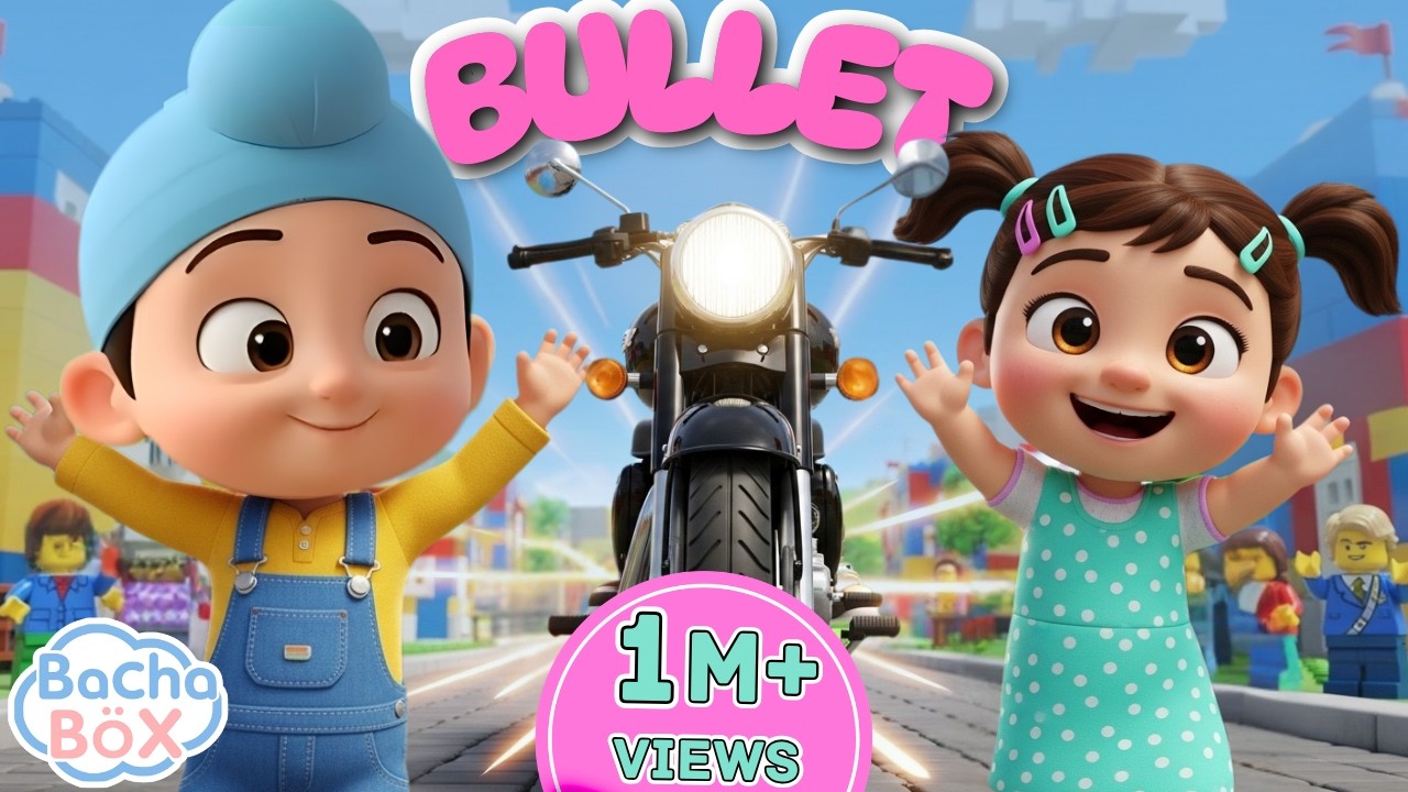 Bullet Ride Adventure – Veer & Nikki Song | Best Punjabi Nursery Rhyme for Kids | Bachabox