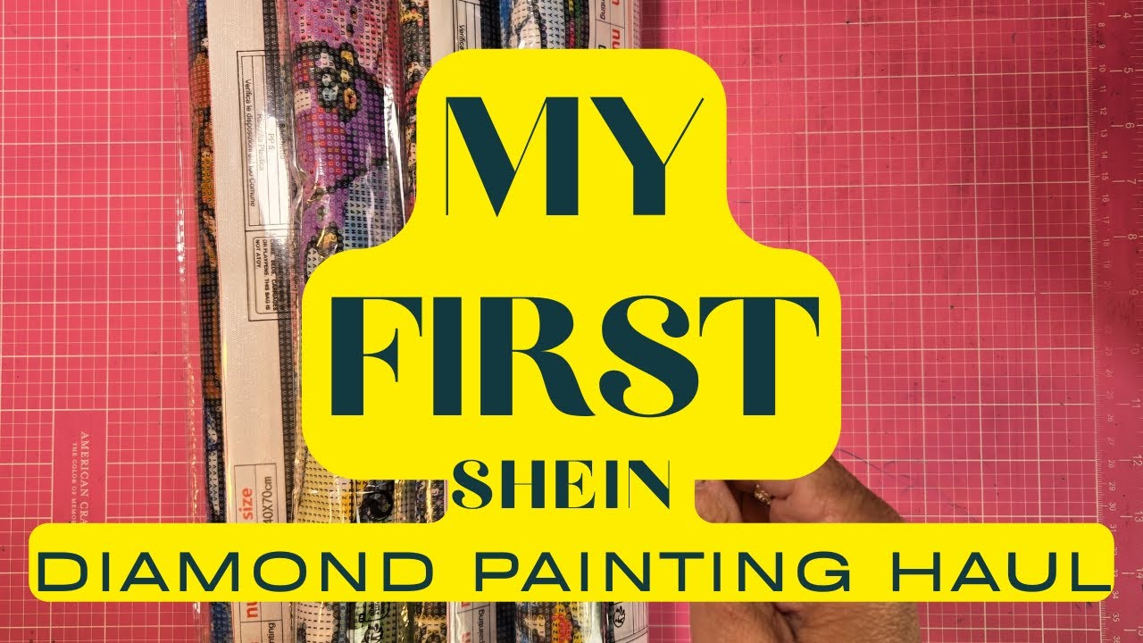 My First SHEIN Diamond Painting Haul!!