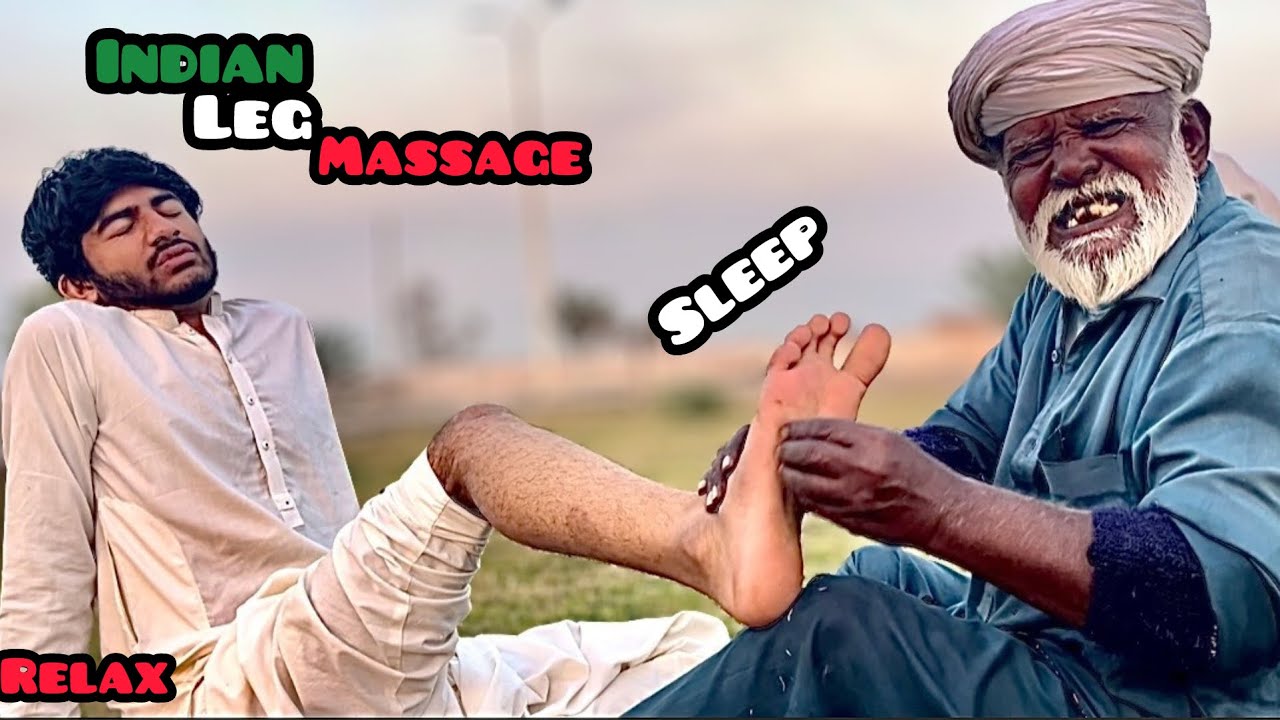Asmr Relaxing Leg And Feet Massage For Sleep - Asmr Foot Reflexology - Asmr Massage - Indian Massage