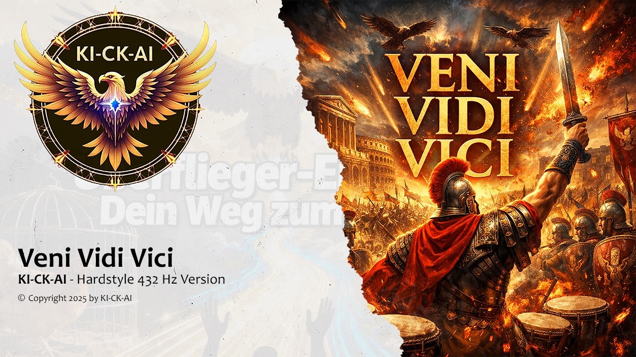 KI-CK-AI – Veni, Vidi, Vici – 432 Hz / Sieg, Fokus & innere Macht