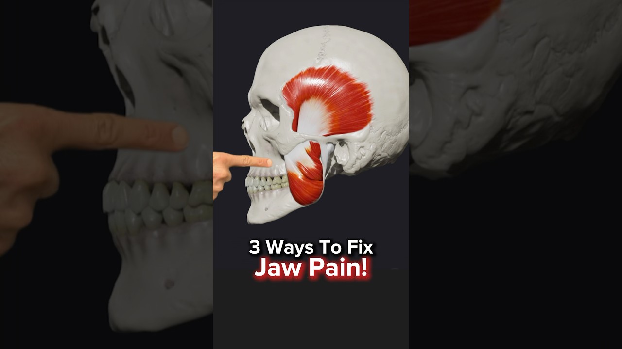 The THREE Causes of Jaw Pain, & how to Assess and Treat them properly! #jawpain #jawpainrelief #tmj