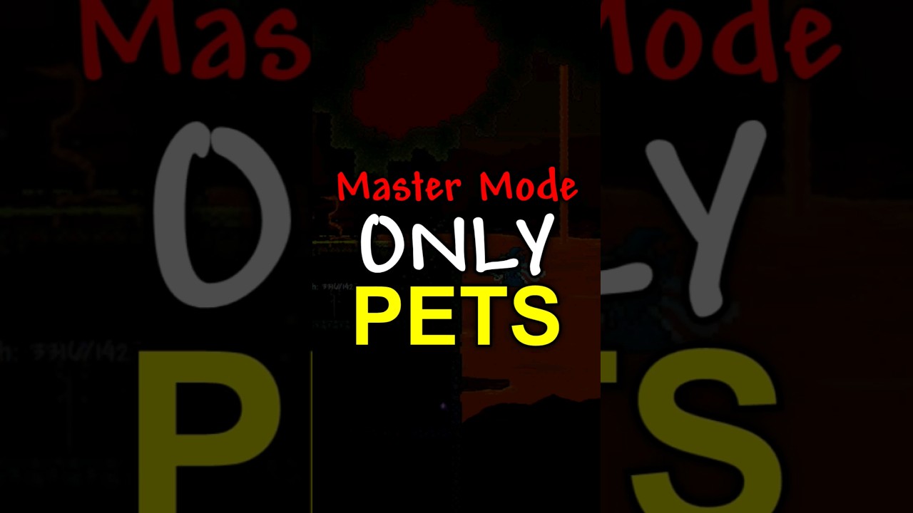 How to get EVERY master mode pet in Terraria