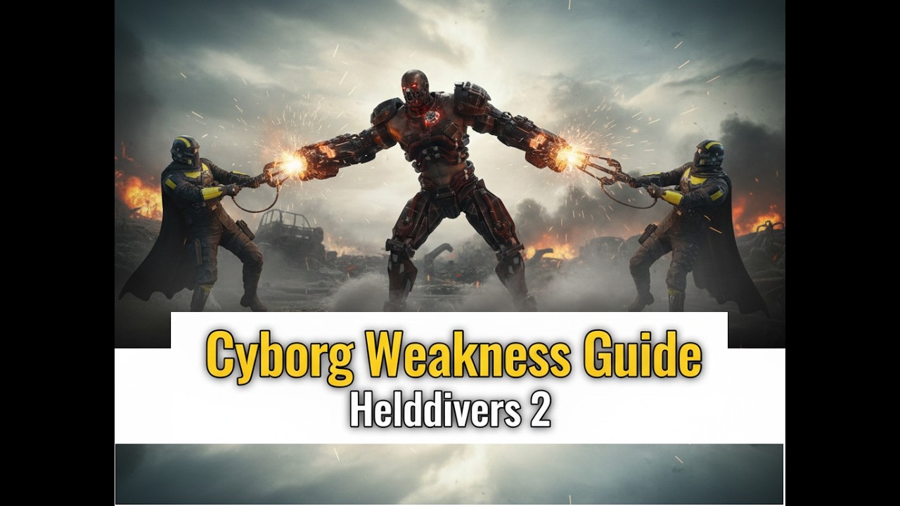 Agitator and Radical: Cyborg Weak Spots Explained #helldivers2