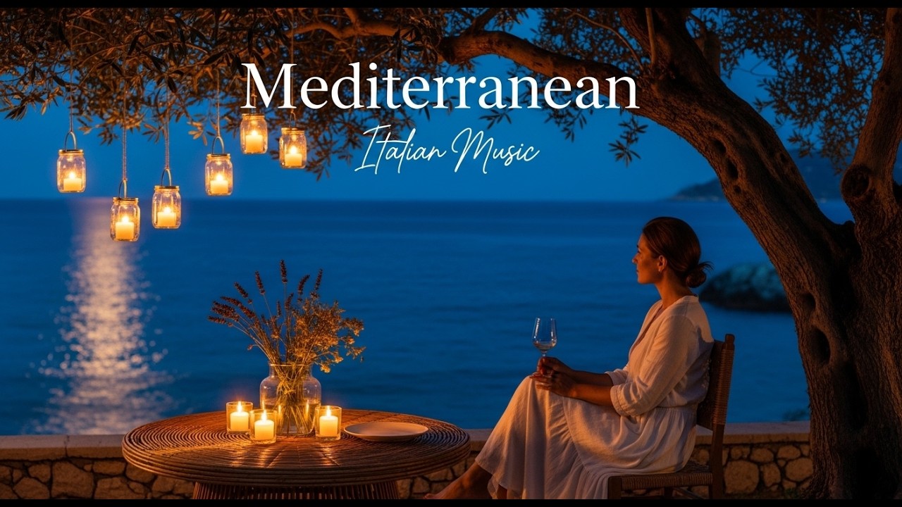 Mediterranean Breeze Music & Italian Shores 🌊🌴 Dreamy Ocean Views & Soft Chill Atmosphere