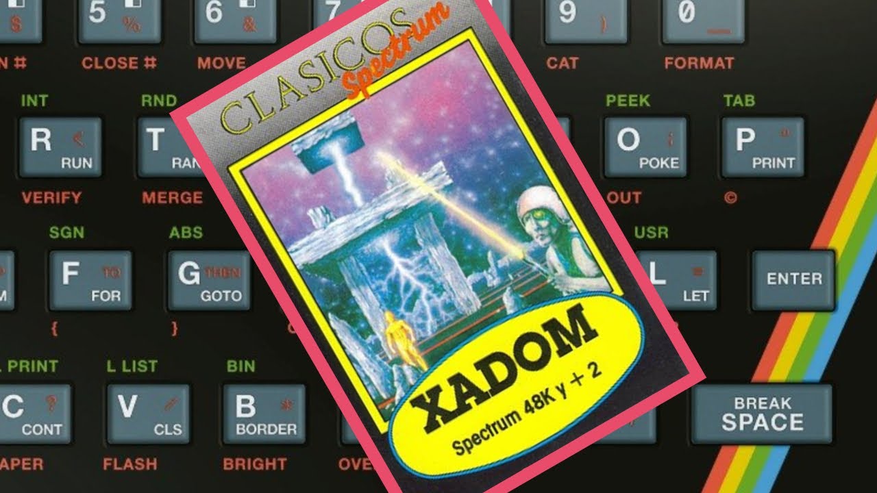 XADOM - ZX Spectrum - Quicksilva Microbyte - El Misterio de los Cuartos Misteriosos.
