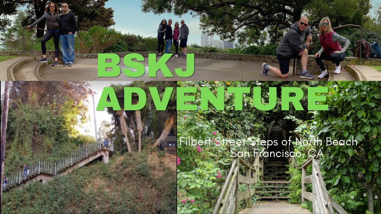 San Francisco Filbert Street Steps Walk