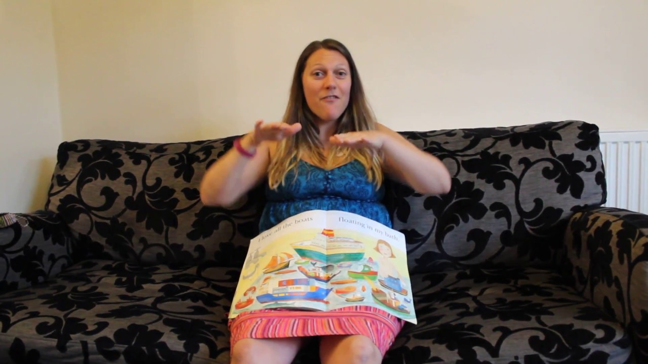I Love Boats in BSL (British Sign Language) and read aloud, author Flora McDonnell