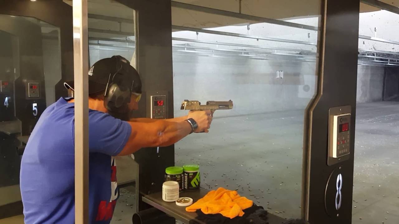 Desert Eagle 50cal Titanium Gold Tiger Strip!